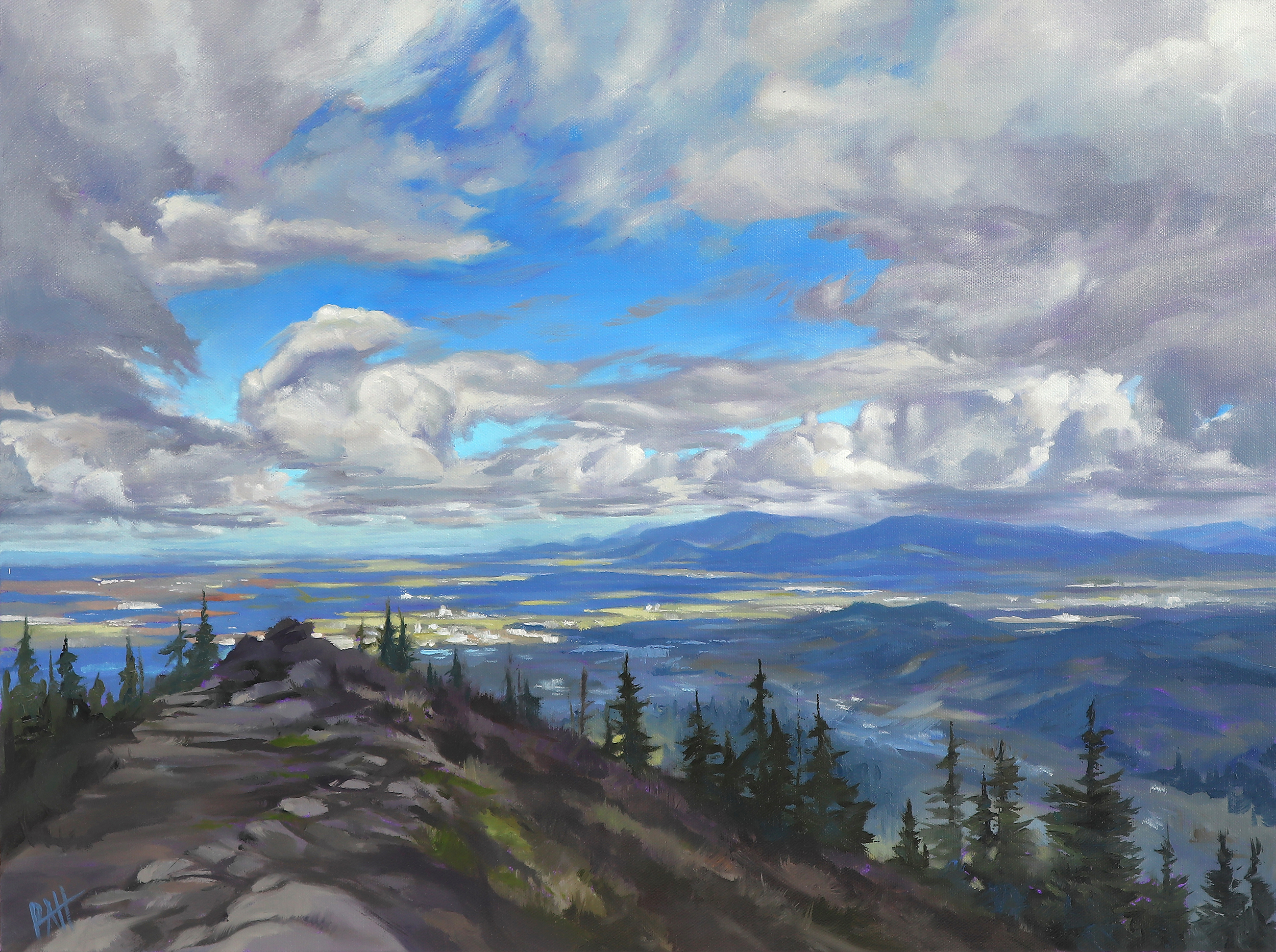 Robin Hostick Blue Valley